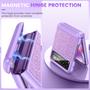 Imagem de Capa VEGO para Motorola Razr 2023 - Roxa com Proteção de Dobradiça