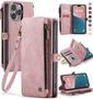 Imagem de Capa Wallet Defencase para iPhone 15 Pro - Cor Rosa