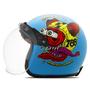 Imagem de Capacete Aberto Custom Etceter Mad Dogs Fosco Old School Harley Vintage Com Caixa Personalizada