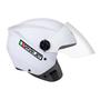 Imagem de Capacete Aberto Ebf Spark Jet Solid Branco Brilhante Moto