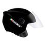 Imagem de Capacete Aberto Ebf Spark Jet Solid Preto Brilhante Moto