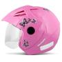 Imagem de Capacete Aberto Feminino EBF Thunder Open New Summer Rosa Moto