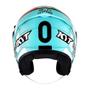 Imagem de Capacete Aberto KYT Nf-J Dennis Foggia Italia Azul Moto