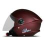 Imagem de Capacete Aberto Masculino Feminino New Liberty Three Elite Viseira Cristal Biz 56 58 60