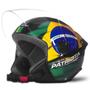 Imagem de Capacete Aberto Masculino Feminino Pro Tork New  Liberty 3 Patriota Brasil