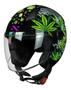 Imagem de Capacete Aberto Moto Norisk Orion Magic Seeds Verde 2023