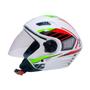 Imagem de Capacete Aberto Moto X Open Italy Branco - Diversos Tamanhos - FW3