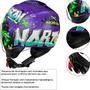 Imagem de Capacete Aberto Orion Shine Matte  Roxo/ Verde Norisk