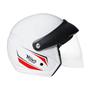 Imagem de Capacete Aberto  Wind Visor Taurus  Branco  tamanho 58 