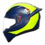 Imagem de Capacete AGV K1S Soleluna 18 Azul e Amarelo