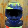 Imagem de Capacete AGV K1S Soleluna 18 Azul Esportivo Moto Masculino