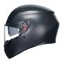 Imagem de Capacete AGV K3 Preto Fosco Esportivo Moto Masculino