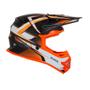 Imagem de Capacete Army Racing Infantil Motocross Enduro Trilha Blade Preto Fosco e Laranja Flúor