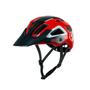 Imagem de Capacete Asw Bike Iron InMold Com Pala Ajustável Vermelho e Preto