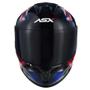 Imagem de Capacete ASX/ Axxis Draken UK Brilhante Preto/Vermelho/Azul