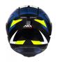 Imagem de Capacete Asx Axxis Eagle Street Brilho Pto/Az/Am + Viseira