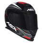 Imagem de Capacete Asx Axxis Eagle Street Cor Grafite Feminino Masculino + Viseira Fumê Tamanho Do Capacete