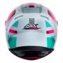 Imagem de Capacete ASX  City Kingdom branco/rosa/tiffany