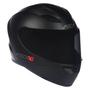 Imagem de Capacete ASX City Solid Preto Fosco Masculino e Feminino Moto Esportivo