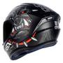 Imagem de Capacete asx draken bull cyber matt black/graf 56