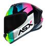 Imagem de Capacete asx draken striker brilho preto/amarelo/rosa