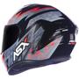 Imagem de Capacete Asx Draken Thunder Preto / Cinza / Vermelho