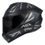 Imagem de Capacete ASX Draken UK Fosco Preto/Cinza