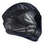 Imagem de Capacete ASX Draken UK Fosco Preto/Cinza