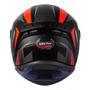 Imagem de Capacete Asx Draken Vector Fosco - Preto/Cinza/Vermelho