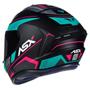 Imagem de Capacete Asx Draken Wind Fosco Preto / Tiffany / Pink