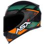 Imagem de Capacete asx eagle fast gloss black/green/grafite 60