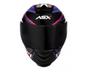 Imagem de Capacete Asx Eagle Hunter Brilho - Preto/Branco/Lilas