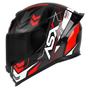 Imagem de Capacete Asx Eagle Racing Diagon Preto / Grafite / Vermelho