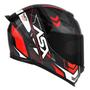 Imagem de Capacete Asx Eagle Racing Diagon Preto / Grafite / Vermelho