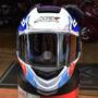 Imagem de Capacete Asx Eagle Racing Spoiler Esportivo Diagon Azul