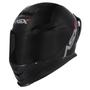 Imagem de Capacete Asx Eagle Racing Spoiler Esportivo Preto Brilho