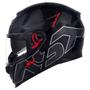 Imagem de Capacete asx eagle sv lines preto grafite