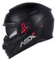 Imagem de Capacete ASX Eagle Sv Solid Preto Fosco