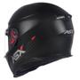 Imagem de Capacete Asx Eagle Sv Solid Preto Fosco