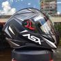 Imagem de Capacete Asx Moto Vector Preto Masculino Feminino Esportivo