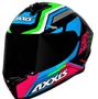 Imagem de Capacete Axxis Draken Cougar Gloss - Preto/Azul/Rosa - 58 (M)