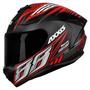 Imagem de Capacete Axxis Draken Racer Black/Red/Grey Fosco