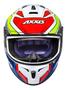 Imagem de Capacete Axxis Draken Tracer Gloss - Branco/Azul/Cinza 62 (Gg)