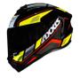 Imagem de Capacete Axxis Draken Wind Gloss - Preto/Amarelo/Vermelho