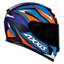 Imagem de Capacete Axxis Eagle Power Matte - ul/Laranja - 56 (P)