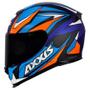 Imagem de Capacete Axxis Eagle Power Matte - ul/Laranja - 60 (G)