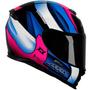 Imagem de Capacete Axxis Eagle Tecno Gloss - Preto/Rosa/ul - 62 (Gg)