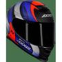 Imagem de Capacete Axxis Eagle Tecno Matt - Preto/Vermelho/Azul