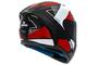 Imagem de Capacete Axxis Segment Switch Vermelho Brilhante Esportivo Moto Motociclista