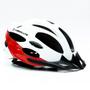 Imagem de Capacete Bicicleta Bike Absolute Nero Led G Branco Vermelho